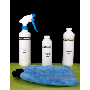 kit exterieur, nettoyage de votre vehicule exterieur : carrosserie, jantes, enjoliveurs, vitres